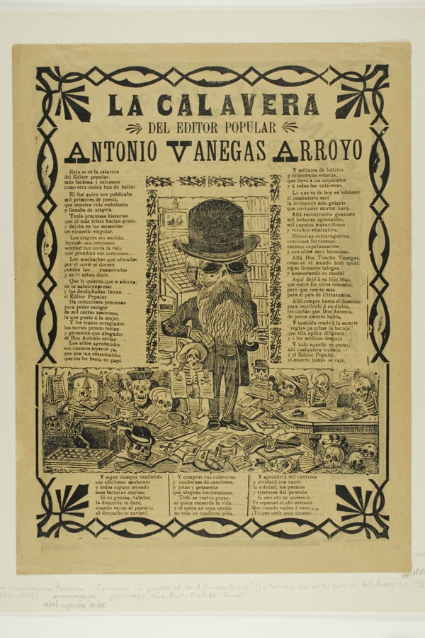 The Calavera of the Peoples' Editor Antonio Vanegas Arroyo