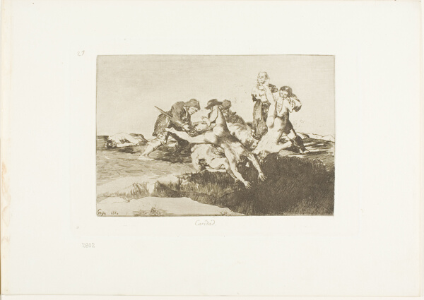 Charity, plate 27 from The Disasters of War