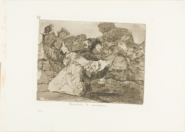 Charlatan's show, plate 75 from The Disasters of War