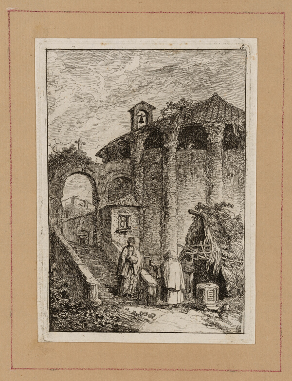 Plate Five from Evenings in Rome