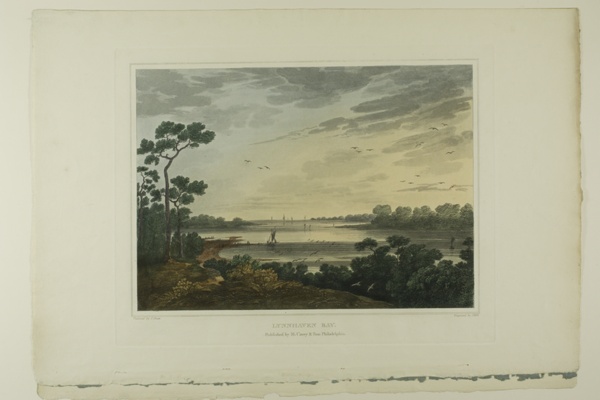 Lynnhaven Bay, plate one of the second number of Picturesque Views of American Scenery