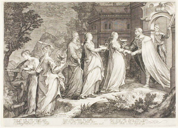 Plate Four, from Five Wise and Five Foolish Virgins
