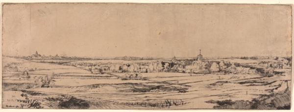 Panorama Near Bloemendaal Showing the Saxenburg Estate (The Goldweigher's Field)