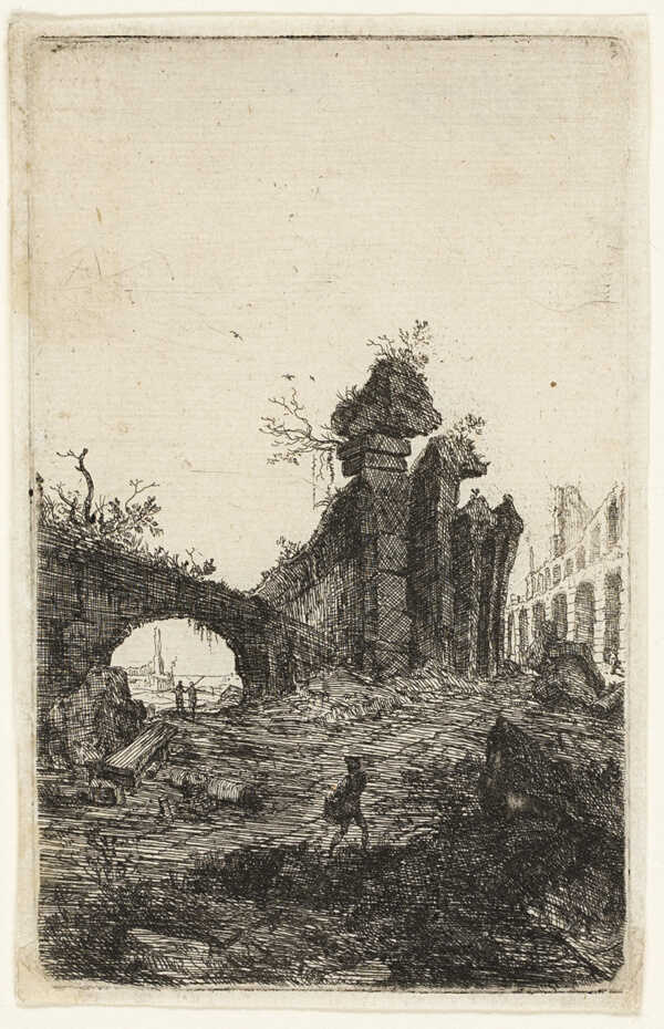 Ruins of the Collosseum, plate 10 from The Ruins of Rome