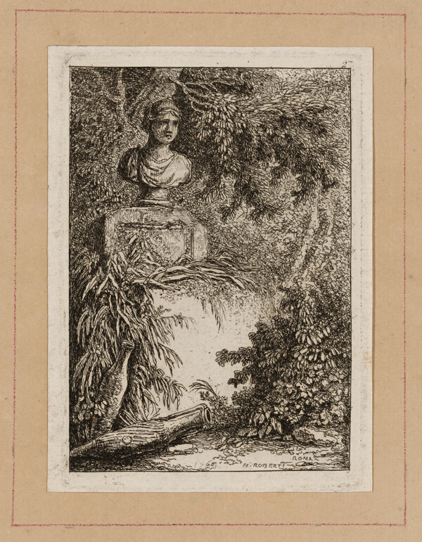 Plate Two from Evenings in Rome
