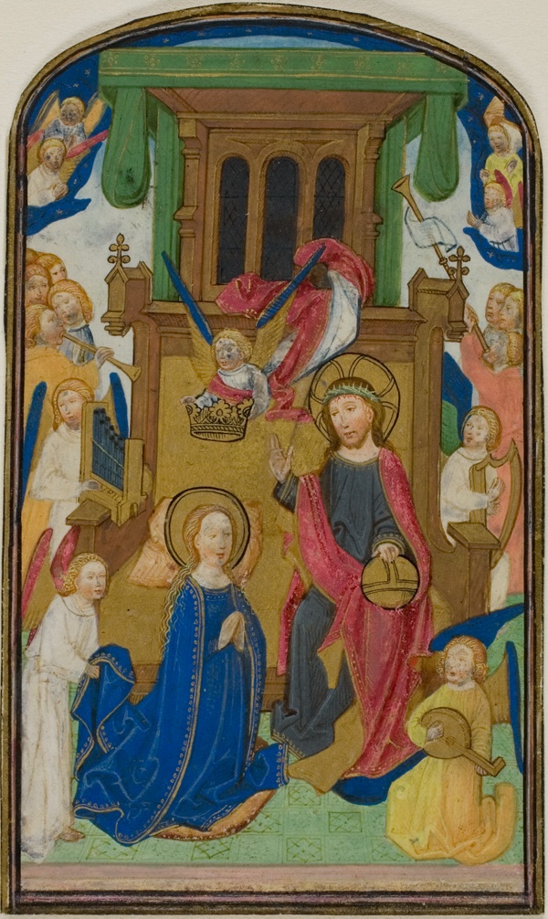 The Coronation of the Virgin, from a Book of Hours
