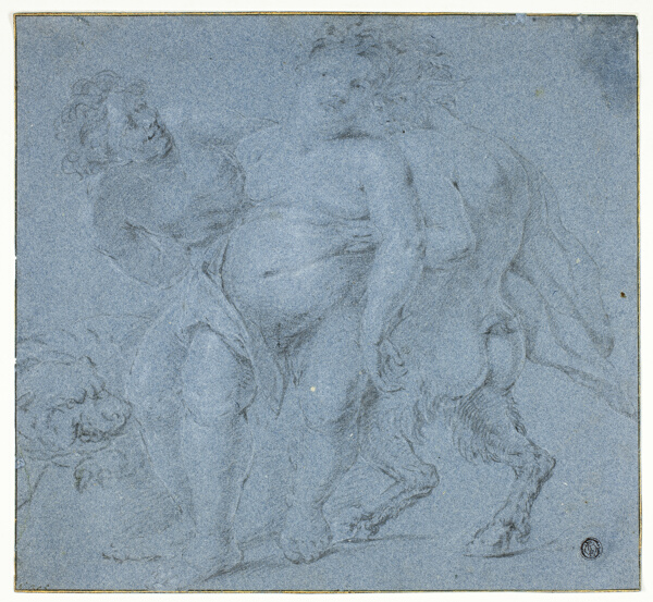Silenus Supported by Two Satyrs