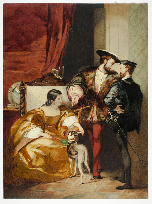 Francis I and the Duchess d'Étampes