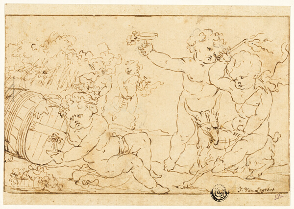 Young Bacchus and Companions