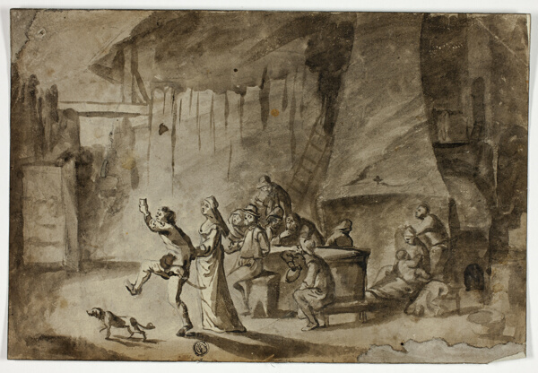 Men and Women in Tavern