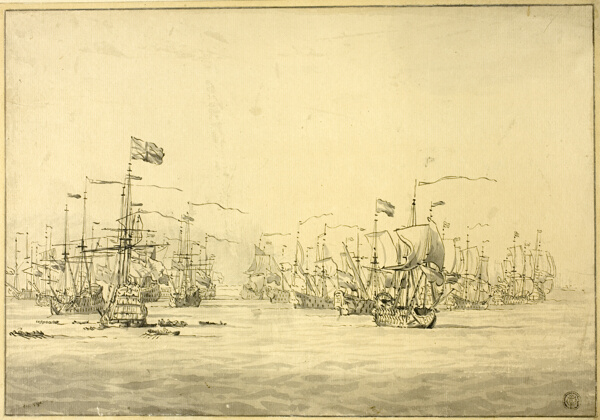 Dutch and English Fleets