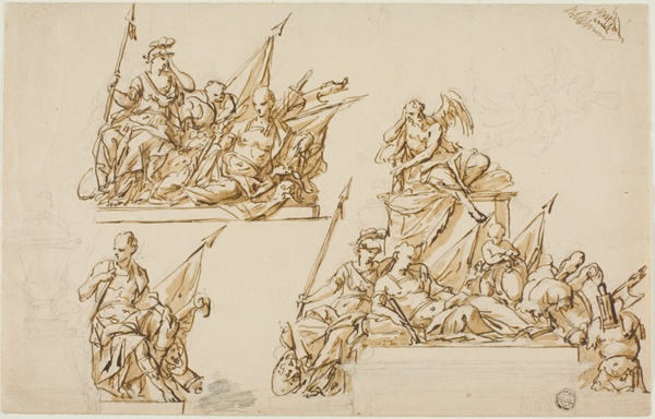 Unexecuted Designs for the Monument to the First Duke of Marlborough