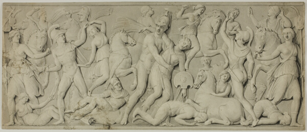 Frieze with Battle of the Amazons