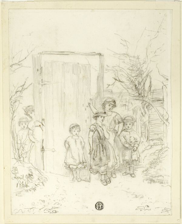 Children by a Door