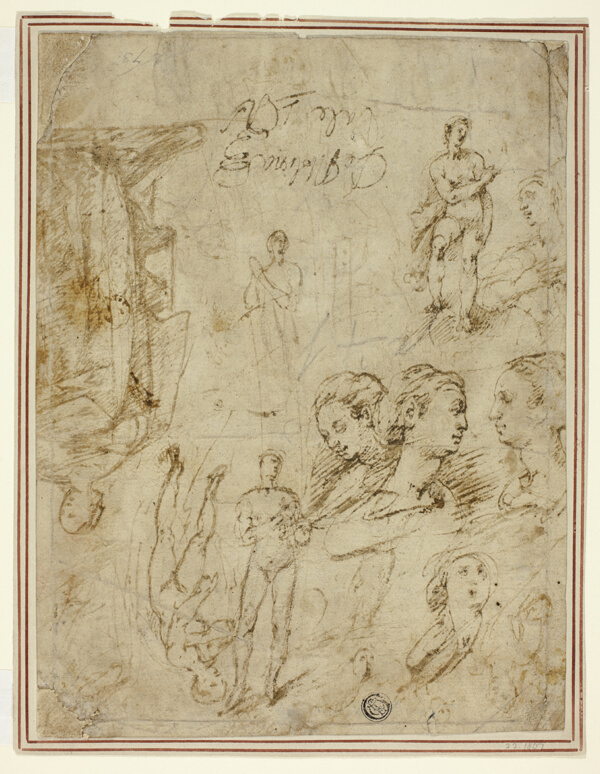 Sketches of Figures and Heads