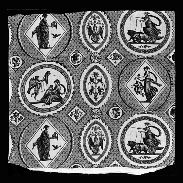 Medallions Antiques (Antique Medallions) (Furnishing Fabric)