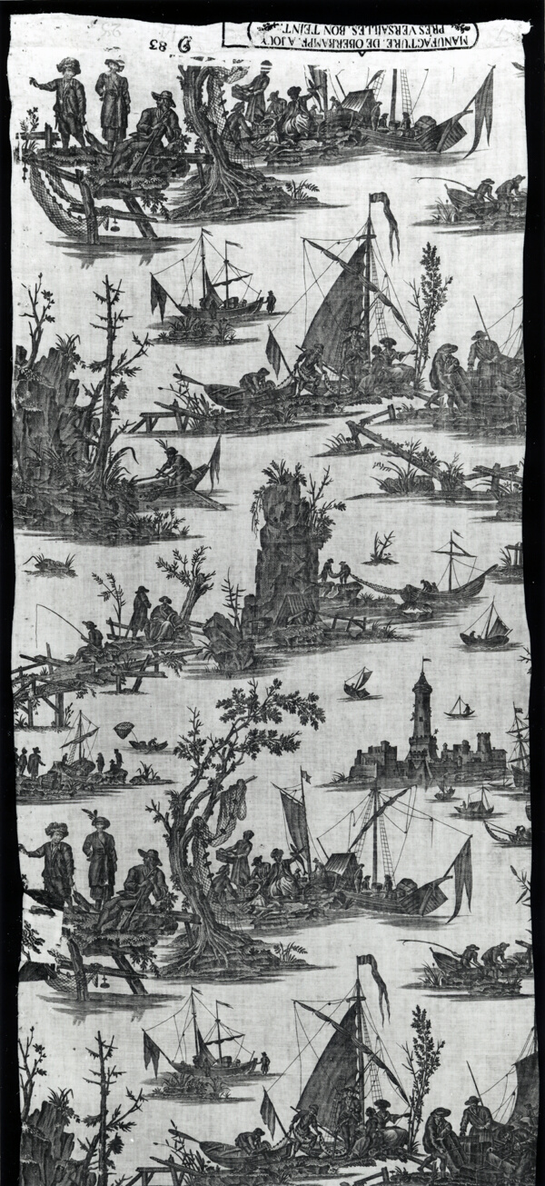 La Péche et la Commerce Maritime (Fishing and Maritime Trade) (Furnishing Fabric)