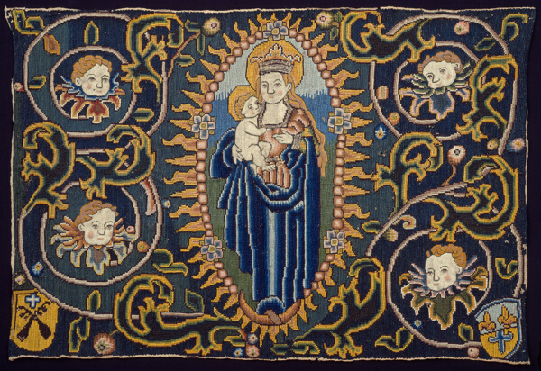 Panel Depicting Madonna and Child