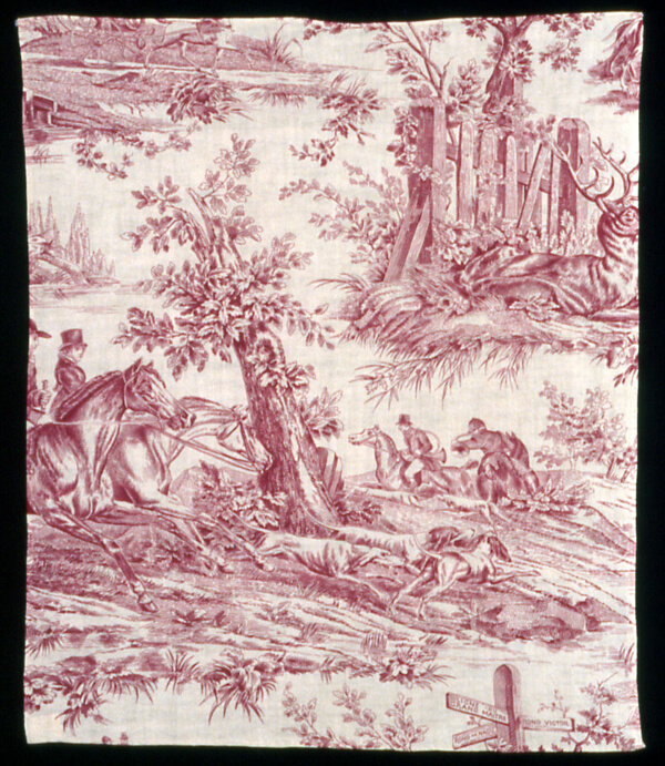 La Route de Jouy (The Road to Jouy) (Furnishing Fabric)