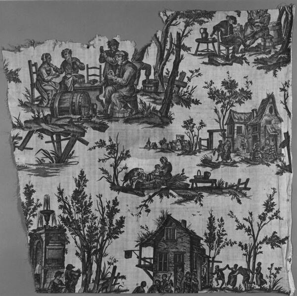 Scenes Flamandes (Furnishing Fabric)