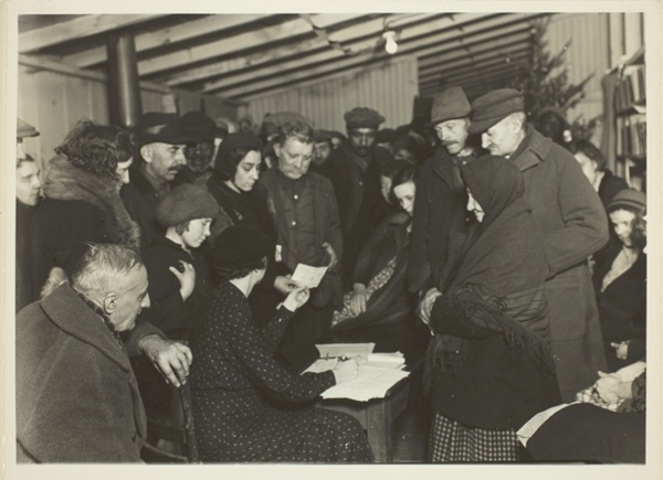 WPA Relief Checks Given Out To Unemployed Miners, Scott's Run, West Virginia