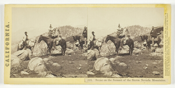 Scene on the Summit of the Sierra Nevada Mountains, California, No. 222 from the series 