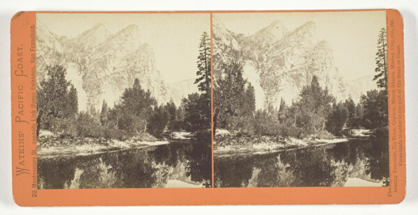 Three Brothers, 4480 ft., Yosemite, from the series 