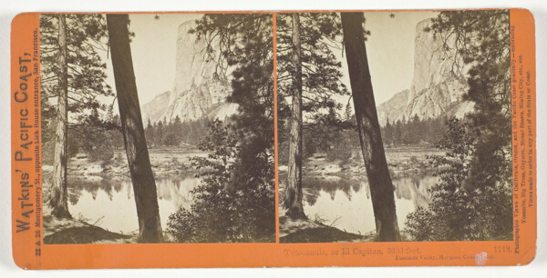 Tutocanula, or El Capitan, 3600 ft., Yosemite Valley, Mariposa County, Cal., No. 1118 from the series 