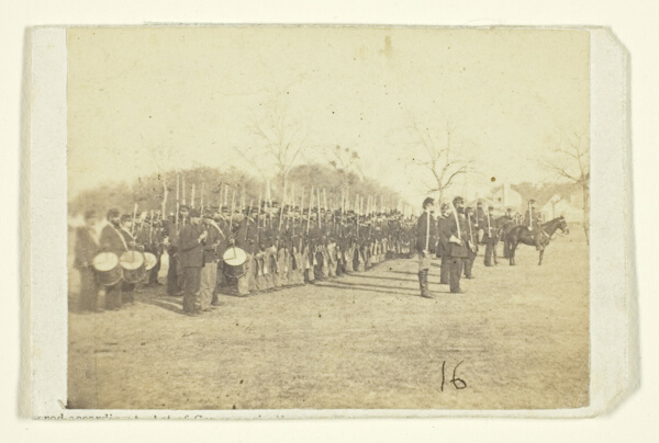 50th Pennsylvania Infantry in Parade Formation