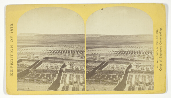 Gardens surrounding the Indian Pueblo of Zuni, in which are raised a variety of vegetables, such as peppers, onions, garlic &c, No. 18 from the series 