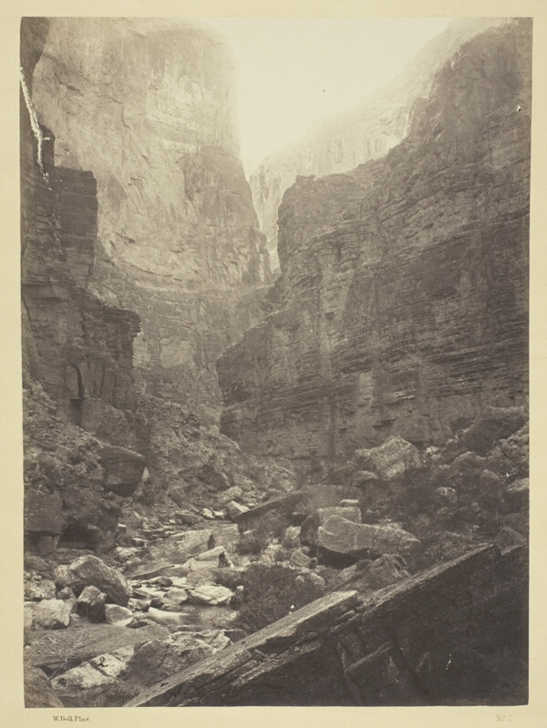 Cañon of Kanab Wash, Colorado River, Looking North