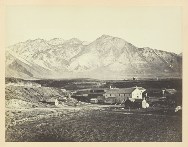 Wasatch Range of Rocky Mountains, From Brigham Young's Woolen Mills