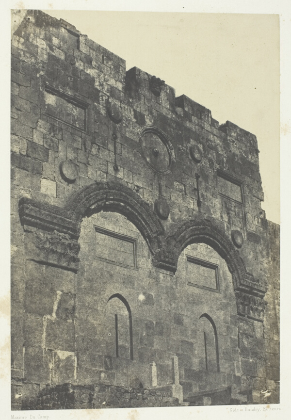Jérusalem, Porte Dorée (Bab-El-Daharieh); Palestine