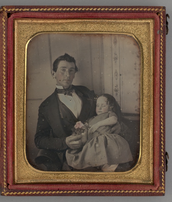Untitled (Portrait of man Holding a Girl)