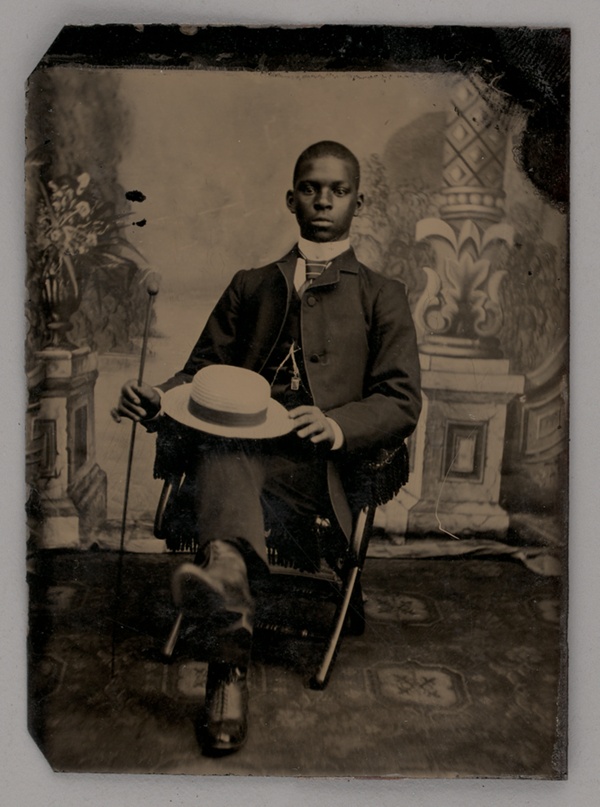 Untitled (Portait of a Seated Man Holding a Hat)