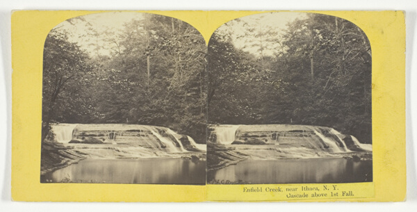 Enfield Creek, near Ithaca, N.Y. Cascade above 1st Fall