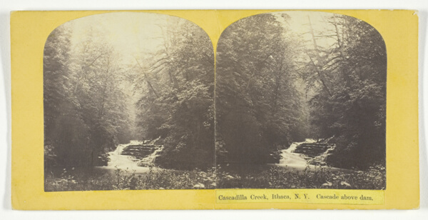 Cascadilla Creek, Ithaca, N.Y. Cascade above dam