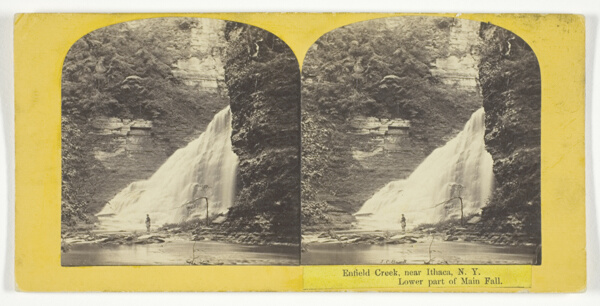 Enfield Creek, near Ithaca, N.Y. Lower part of Main Fall