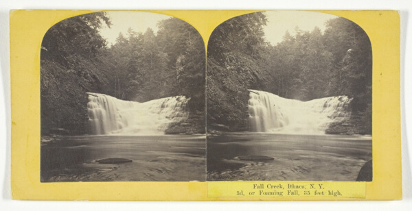 Fall Creek, Ithaca, N.Y. 3d. or Foaming Fall, 35 feet high