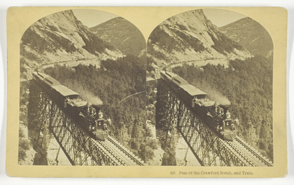 Pass of the Crawford Notch, and Train
