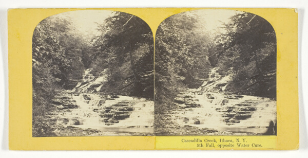 Cascadilla Creek, Ithaca, N.Y. 5th Fall, opposite Water Cure