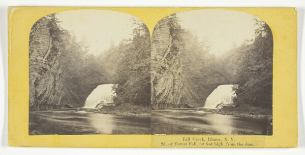Fall Creek, Ithaca, N.Y. 2d, or Forest Fall, 60 feet high, from the dam