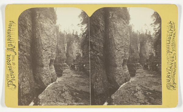 Au Sable Chasm - Column Rocks, from the series 