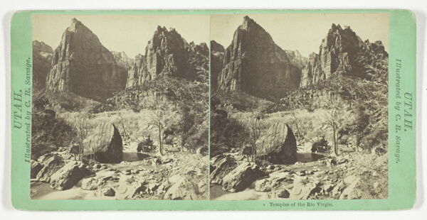 Temples of the Rio Virgin, from the series 