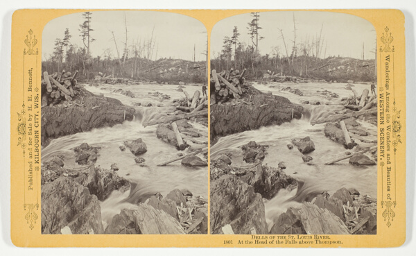 At the Head of the Falls above Thompson, No. 1801 from the series 