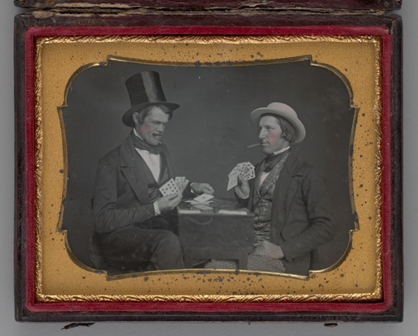 Untitled (Two Men Playing Cards)