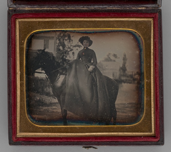 Untitled (Portrait of a Woman on a Horse)