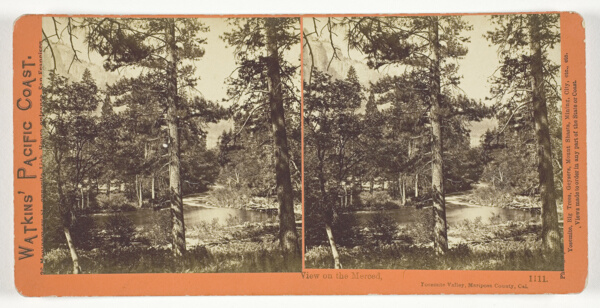 View on the Merced, Yosemite Valley, Mariposa County, Cal., No. 1111 from the series 