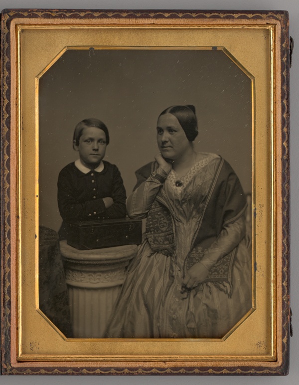 Untitled (Portrait of a Woman and a Boy)