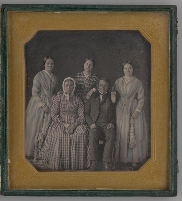 Untitled (Portrait of David and Christianna Palmer with daughters Sophia Magdalena, Christianna, and Regina A. Frederick)